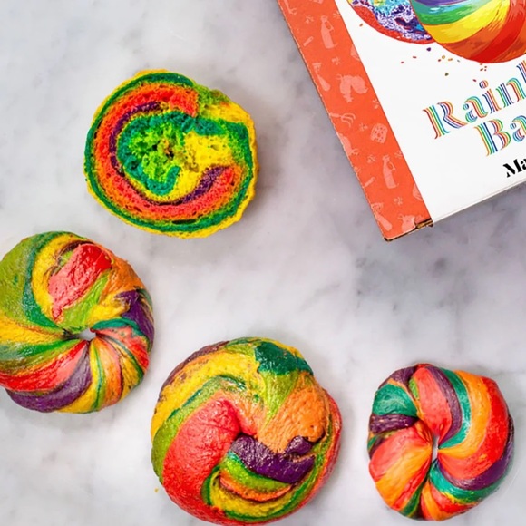 NWT Farm Steady Rainbow Bagel Making Kit - Picture 4 of 7